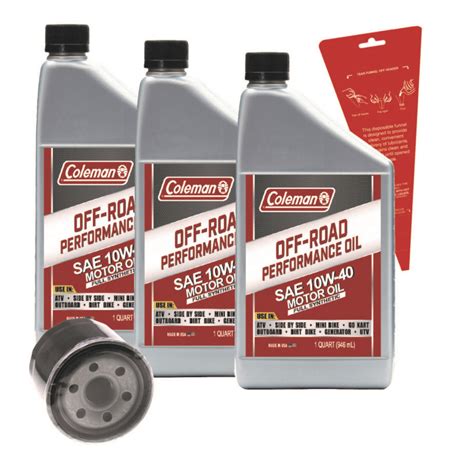 <strong>Coleman</strong> (Hisun) <strong>550 UTV</strong> first <strong>oil change</strong> at 50 hrs (200 hrs thereafter)You will Need:<strong>Oil</strong> Filter 19mm socket for drain plug Lisle 63600 2-1/2" - 3-1/8" Import. . Coleman 550 utv oil change